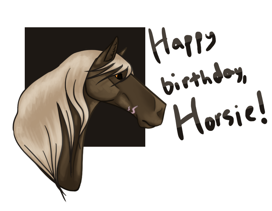 Happy dA birthday, Horsie!