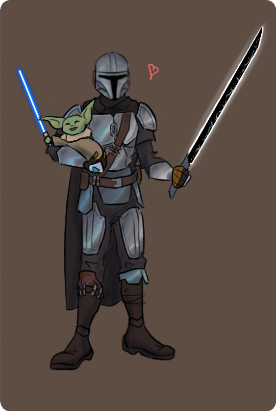 Lightsaber Buddies by Bruneydog on DeviantArt