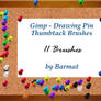 GIMP brushes Thumb Tacks