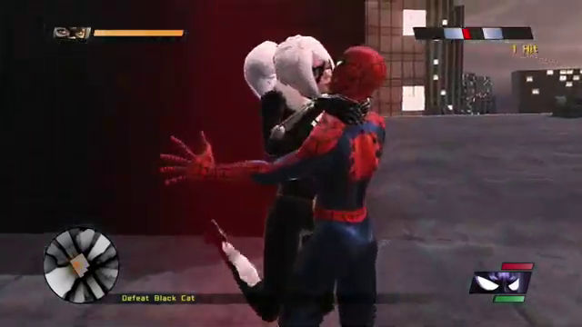 Spider Man The Web Of Shadows Black Cat Kiss By Akuma319 On Deviantart