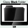 Glassy Black Folder Icon