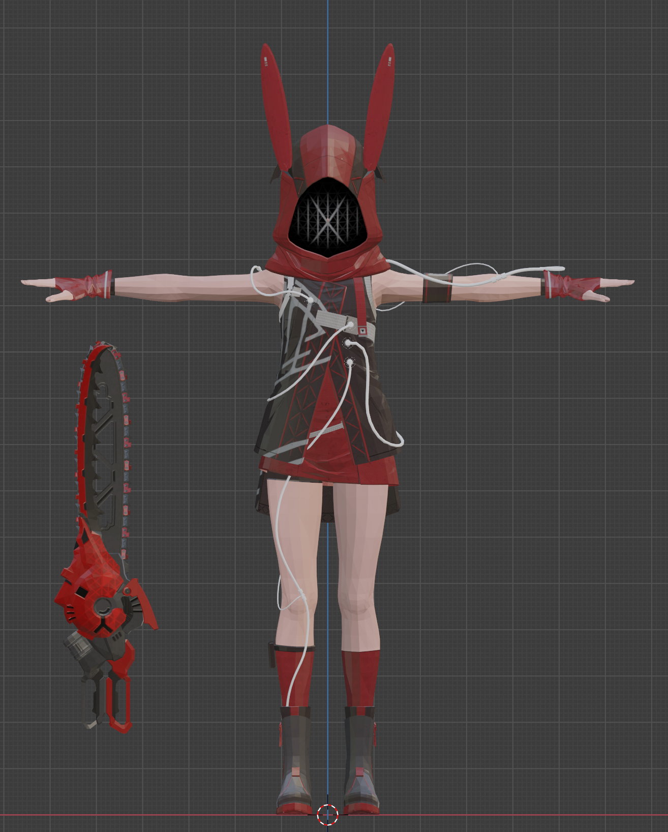 Arashi Springs FBX release - Scarlet Nexus by skironeki on DeviantArt