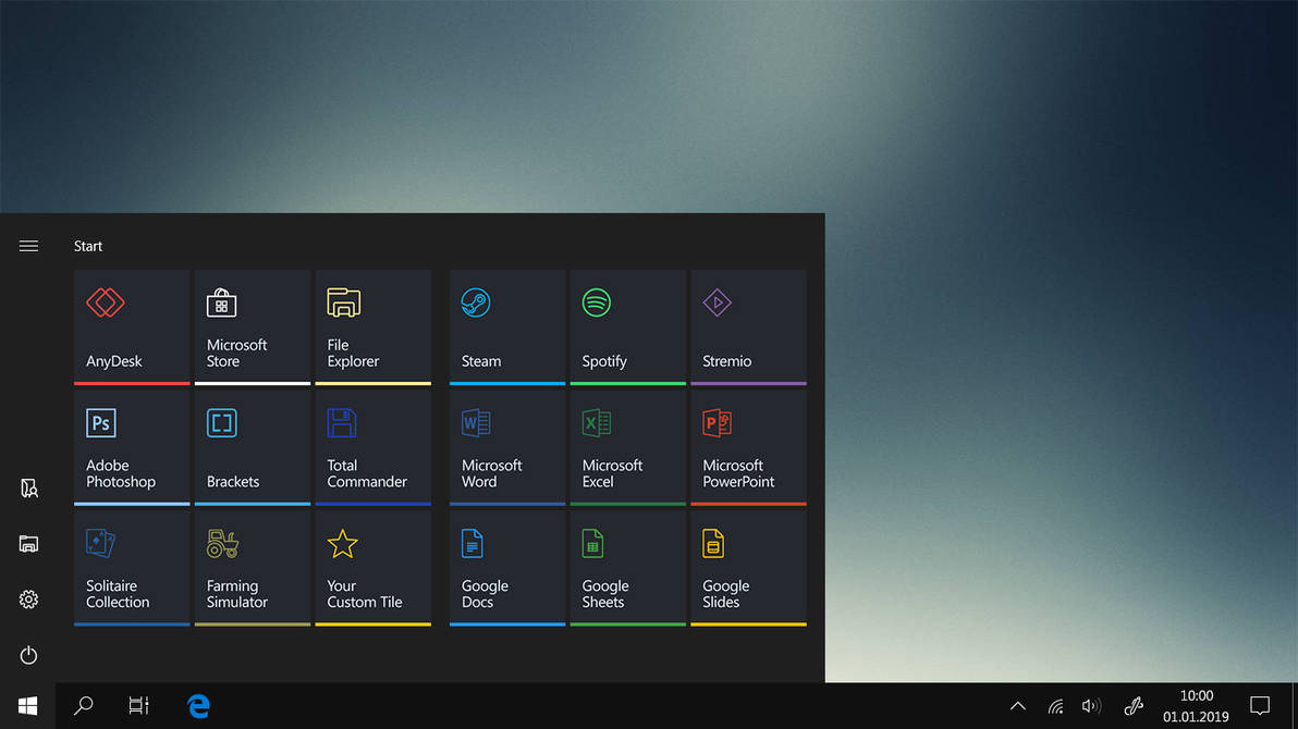 Виды виндовс 10. Меню пуск win 10. Меню виндовс в интерфейсе. Виндовс 10 первая версия. Кастом windows 10.