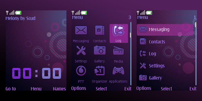 Melony S40 theme for nokia