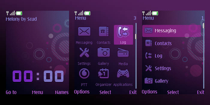 Melony S40 theme for nokia