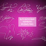 Brushes - SNSD signatures.