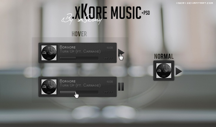 .xKore music [Mockup PSD] by xSemy on DeviantArt