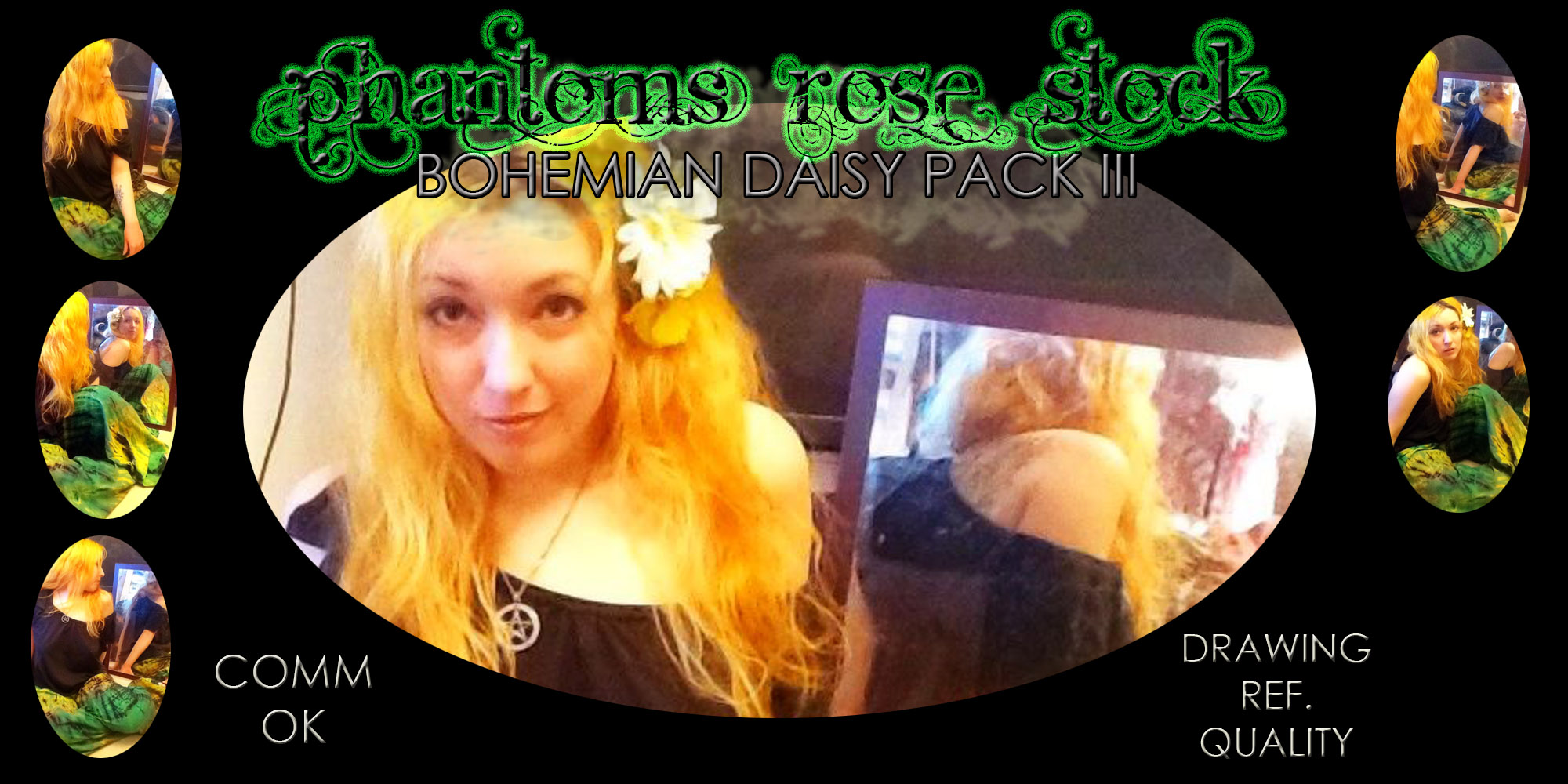 Bohemian Daisy Pack III by PhantomsRoseStock