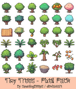 (F2u/P2u) Tiny Trees Ai asset