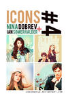 Four Icons of Ian Somerhalder and Nina Dobrev by shadoworld