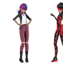 Emo Marinette  ShadyBug MODEL DL!!