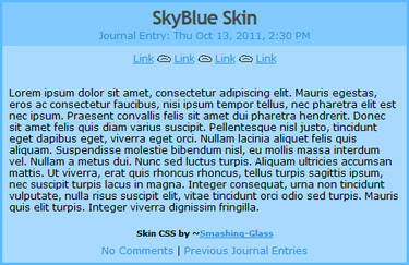 Skin: SkyBlue