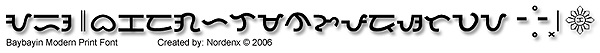 Baybayin Modern Print Font by Nordenx