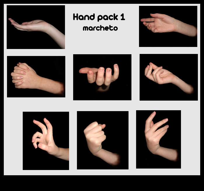 10 male hand poses by daniartist90 | Character Art | 3D | CGSociety
