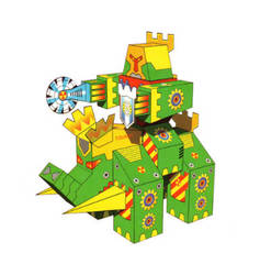 Papercraft Robot Tourux