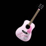 Hello Kitty acoustic guitar