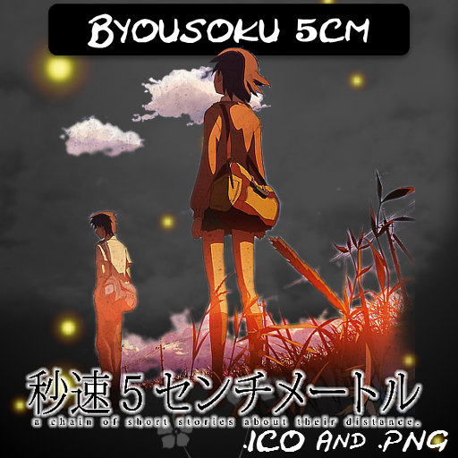 Byousoku 5cm ICO and PNG