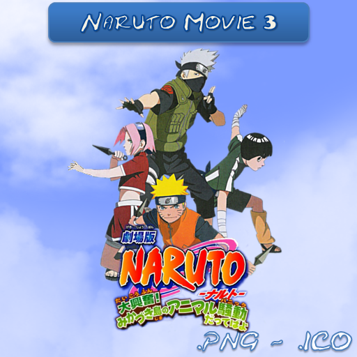 Naruto Movie 3 ICO and PNG