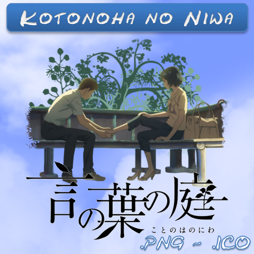 Kotonoha no Niwa ICO,PNG and Folder by bryan1213 on DeviantArt