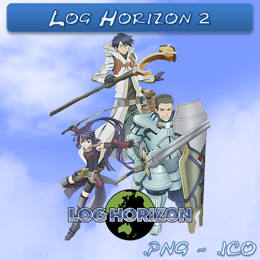 Log Horizon 2 ICO, PNG and Folder