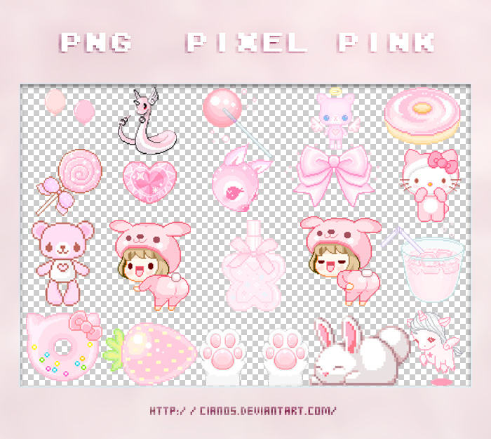 PNG - Pixel pink by Cian05 on DeviantArt