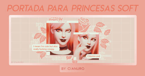 Template Portada para Princesas Soft