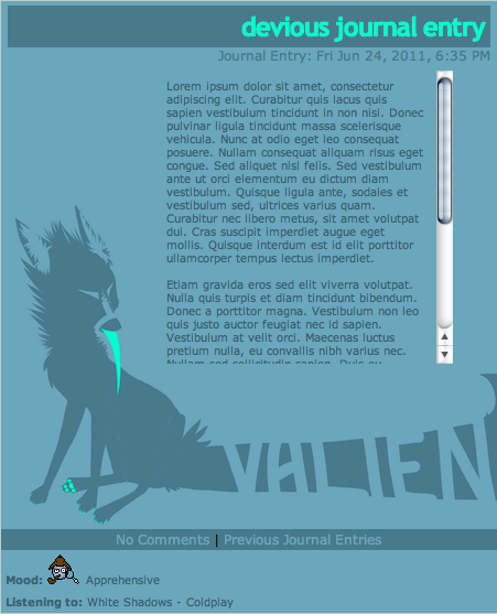 valien skin - for danny