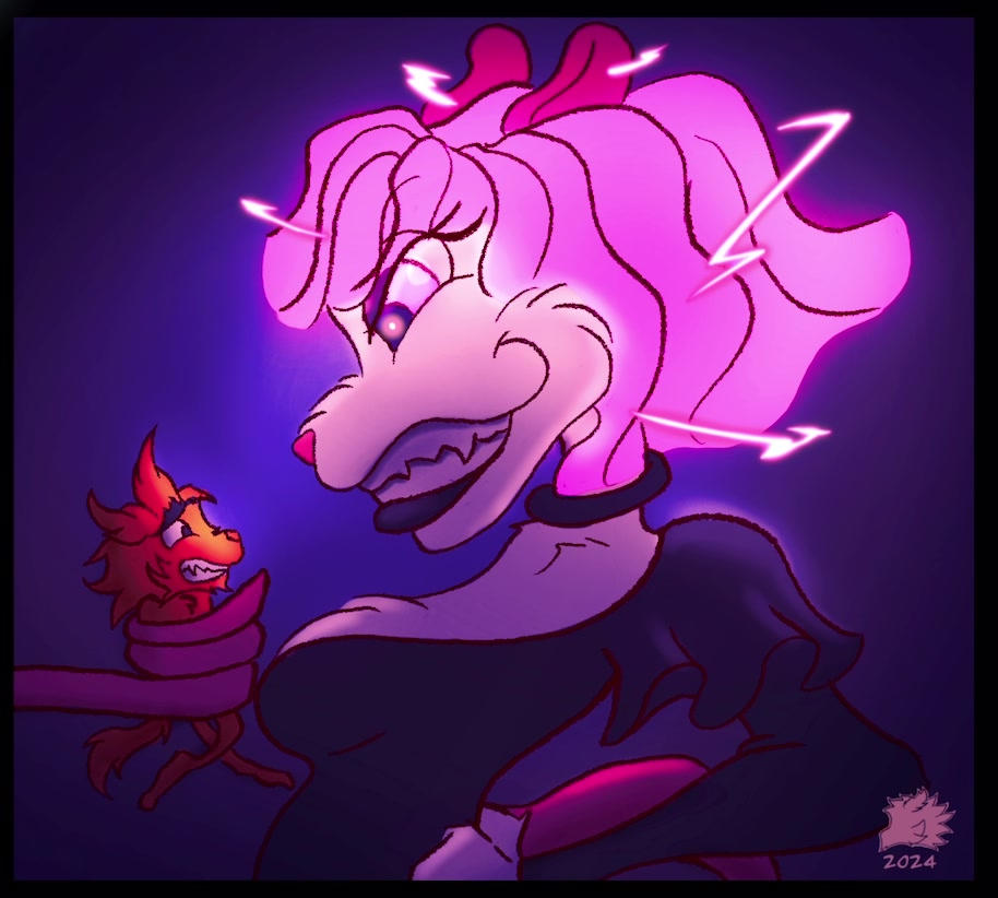 Amis redraw 2018 vs 2024 by MontrellWolfHermit on DeviantArt