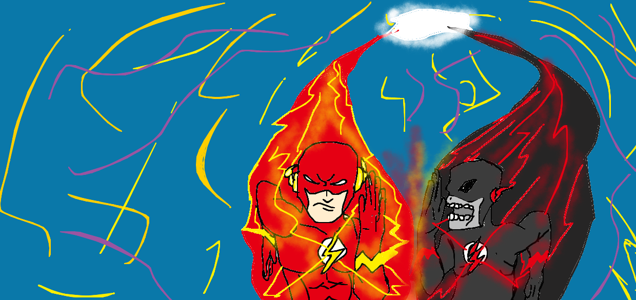 Flash vs Black Flash by spiderange3 on DeviantArt