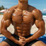 Hunk on the beach 03a