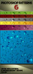 Water Drop Photoshop Patterns by jqsdigital