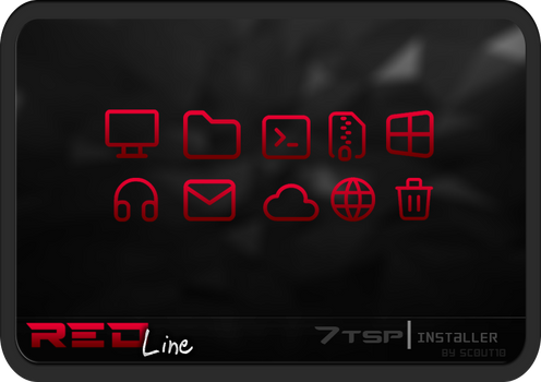 7tsp Red Line Icons