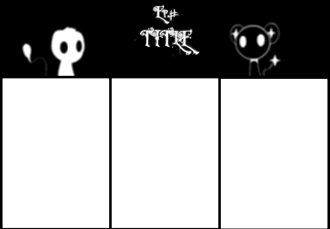 Mew and Dark Comic Layout