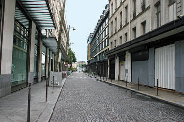 Empty streets of Paris