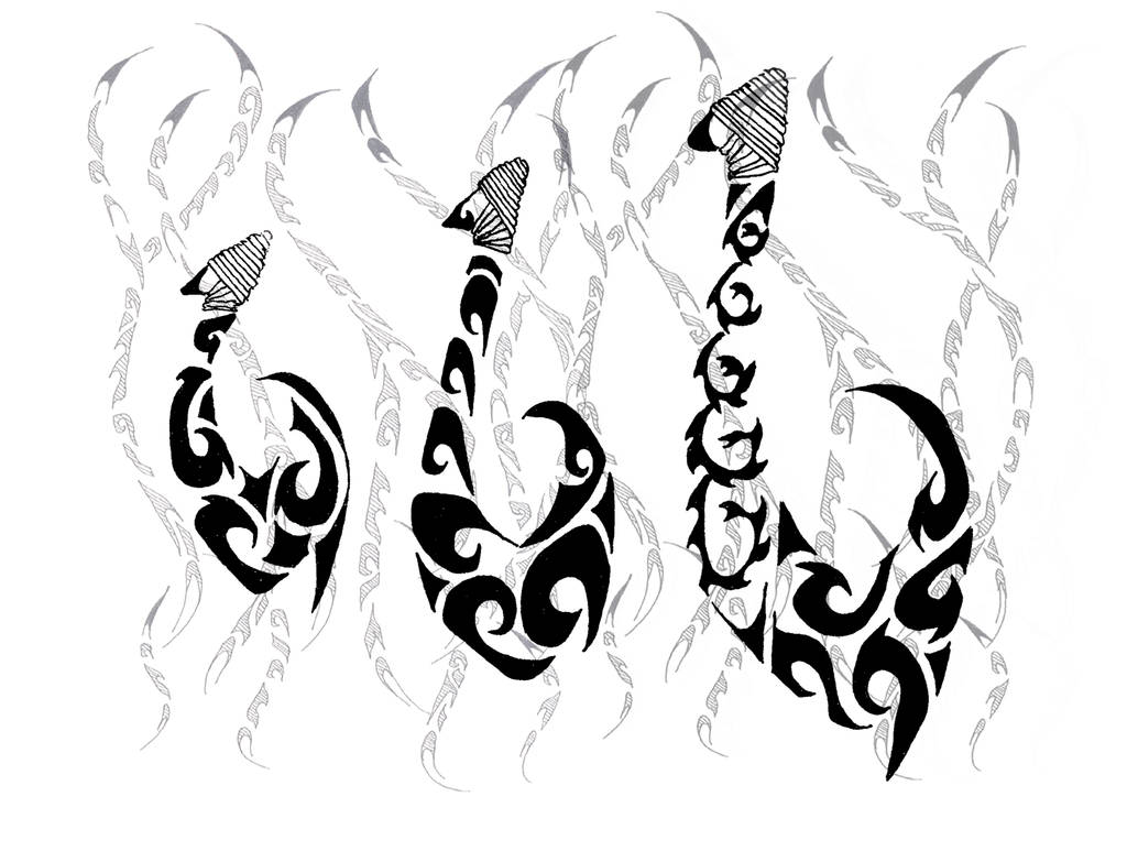 Tribal Fish Hooks by diangirl on DeviantArt