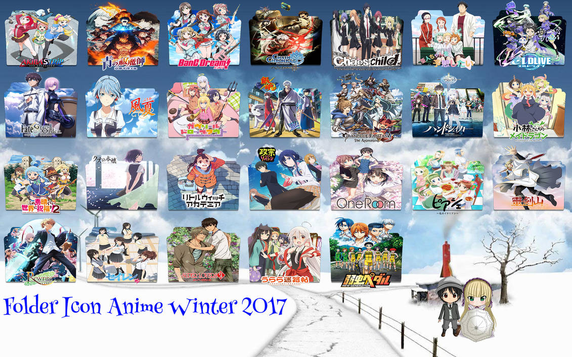 Folder Icon Anime Winter 2017 By Kujoukazuya On Deviantart