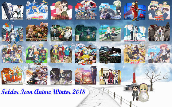 Folder Icon Anime Winter 2018
