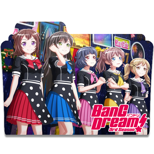 Bang Dream 3rd Season Folder Icon By Kujoukazuya On Deviantart