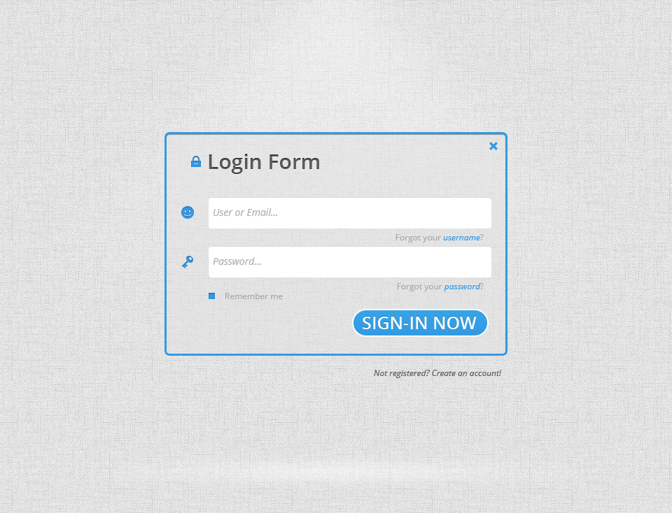 Website (4) Login WITH PSD