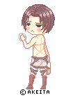Free to use: SnK Rivaille Pagedoll by Akeita
