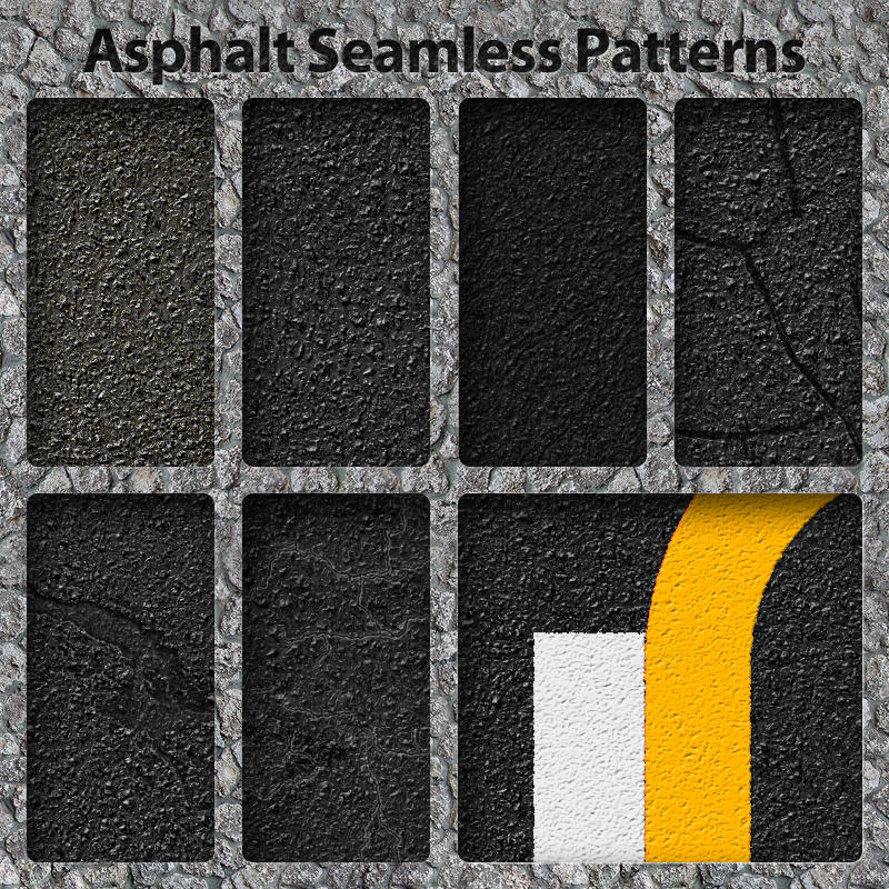 Asphalt and Lines Patterns by bosanza Asphalt and Lines Patterns by bosanza
