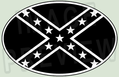 Confederate Flag Decal