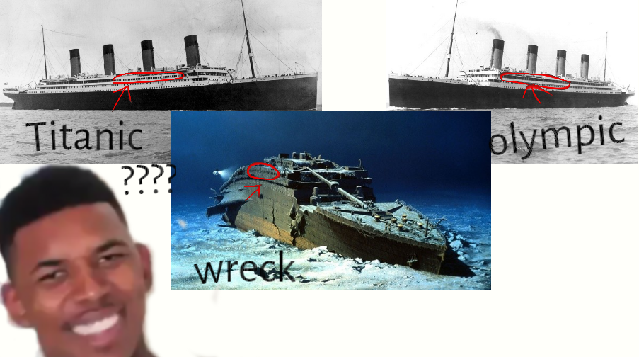 olympic didn't sink titanic did by JulianIvoRobotnik on DeviantArt