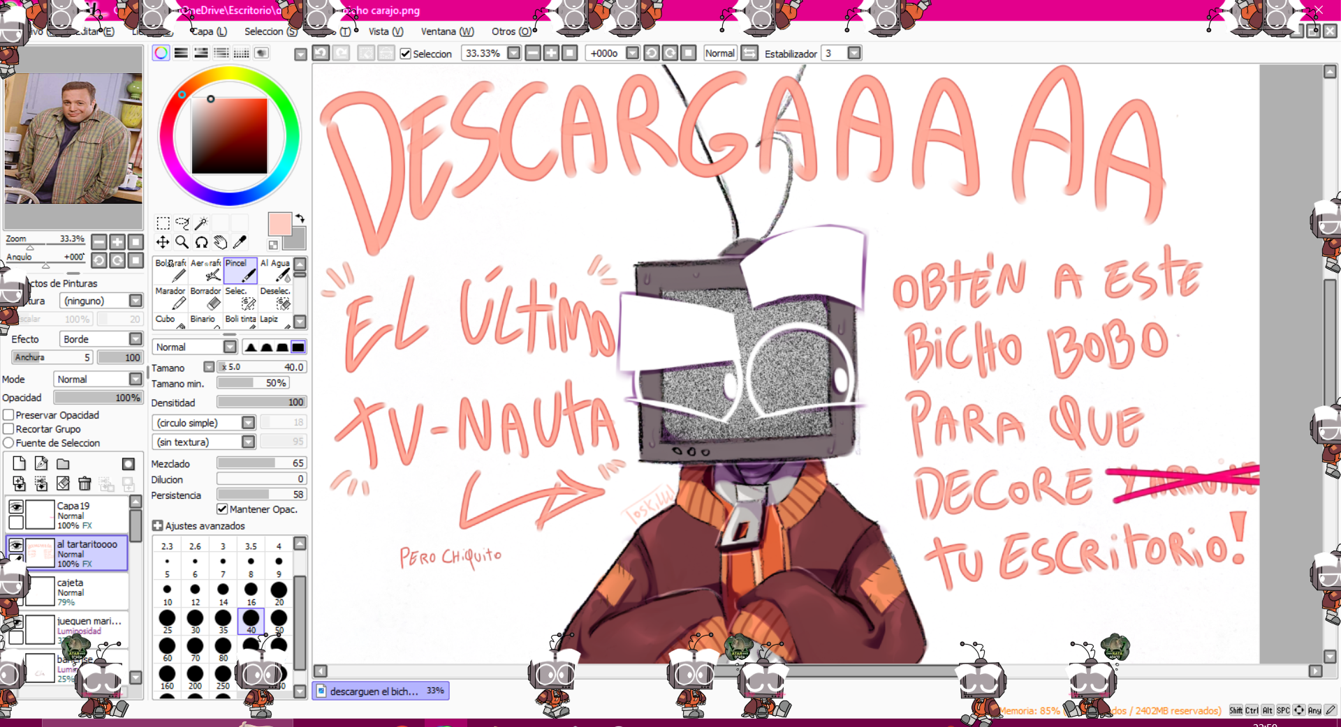 [Shimeji Download] El ultimo Tv-Nauta by oskilll on DeviantArt