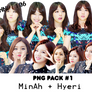 [ PNG ] : HYERI + MINAH PACK BY '' NHI ''