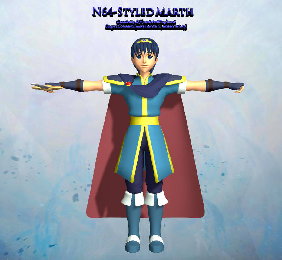 (Model Download) N64 Era Marth by SNLYoshi21 on DeviantArt