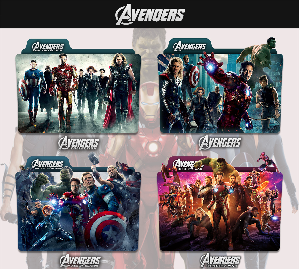 The Avengers 2012 - 2018 Folder Icon by sonerbyzt on DeviantArt