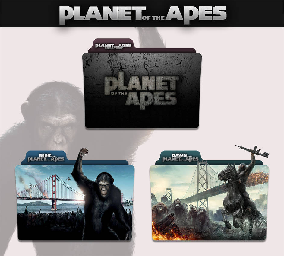 Planet of the Apes 2011 - 2014 Folder Icon by sonerbyzt on DeviantArt