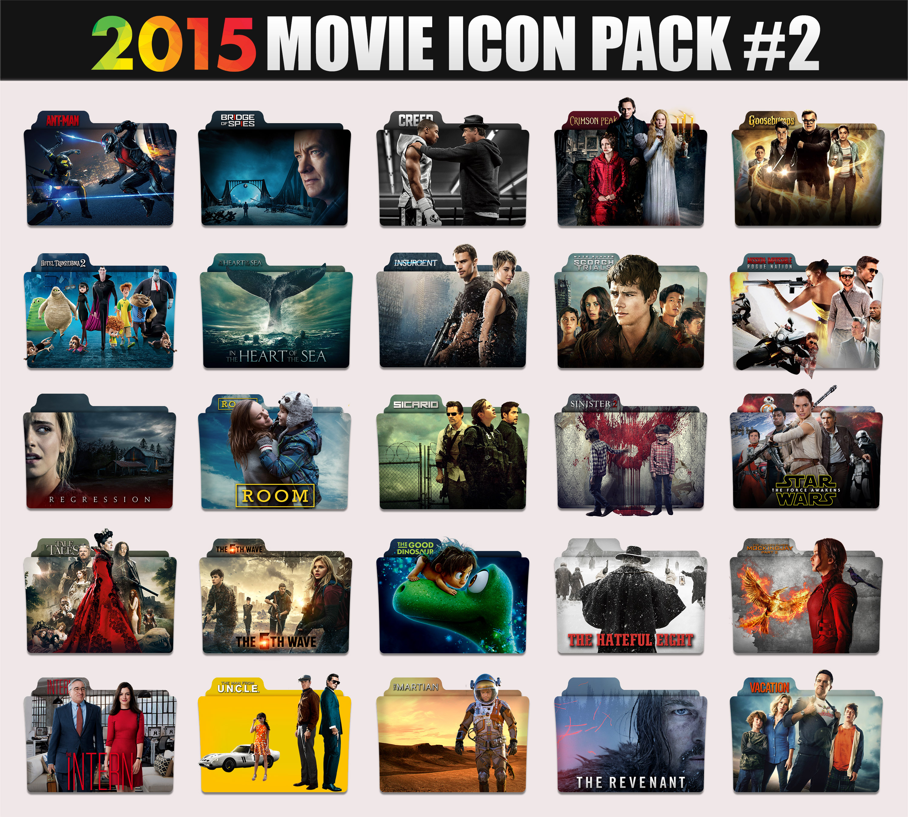 2015 Movie Folder Icon Pack 2 by sonerbyzt on DeviantArt