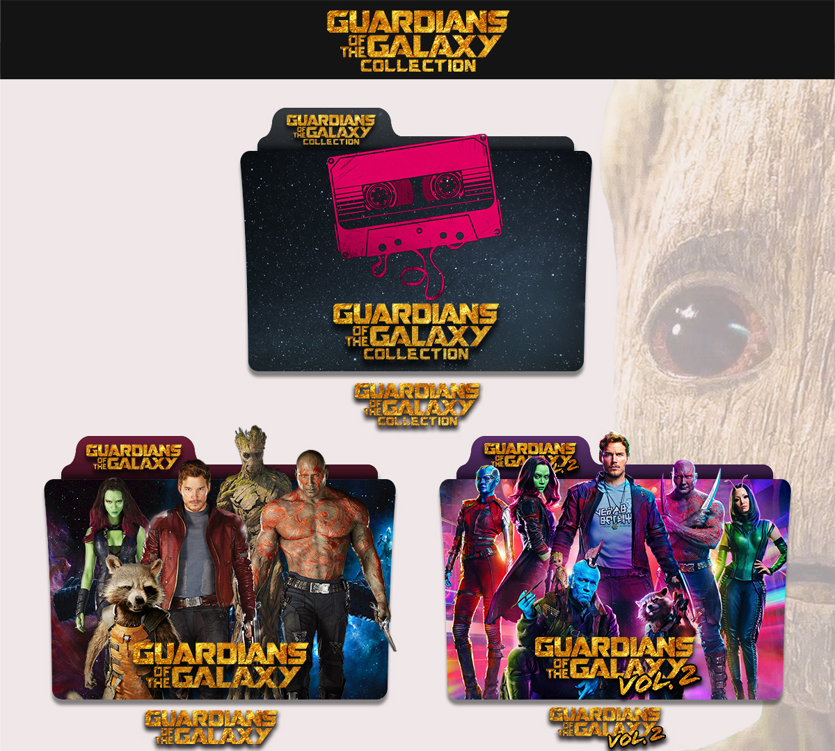 Guardians of the Galaxy 2014 - 2017 Folder Icon by sonerbyzt on DeviantArt